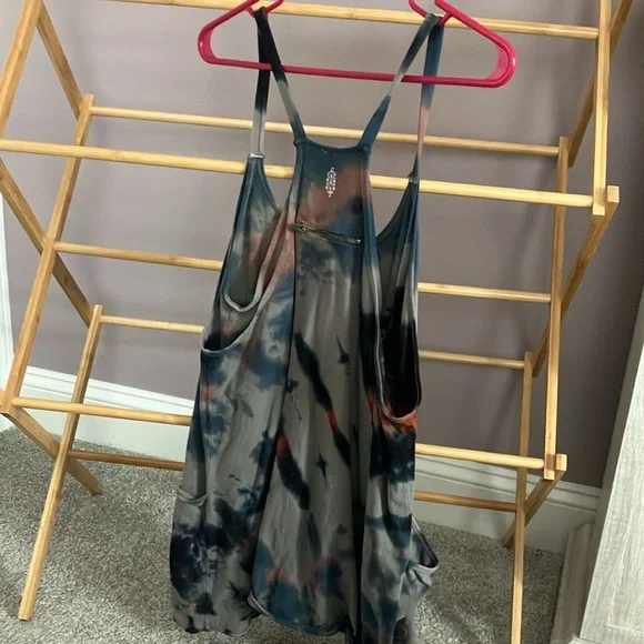 Free People Hot Shot Mini Dress in 🔥 Custom Tie Dye 🔥 - Picture 2 of 10